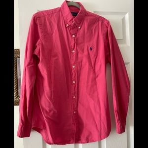 Ralph Lauren pink long sleeve man’s shirt